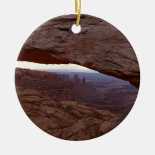 Mesa Arch from Canyonlands National Park Ceramic Ornament