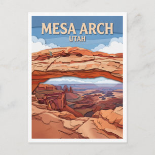 Mesa Arch Moab Utah Postcard