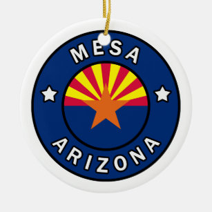 Mesa Arizona Ceramic Ornament