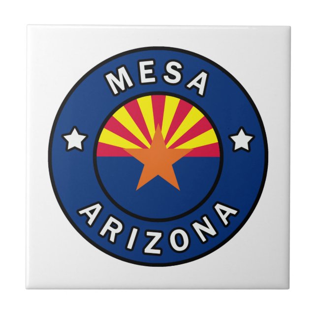 Mesa Arizona Ceramic Tile (Front)