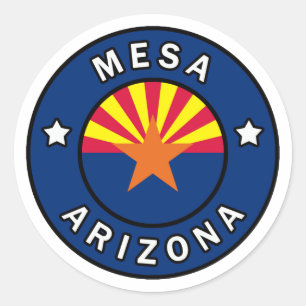 Mesa Arizona Classic Round Sticker