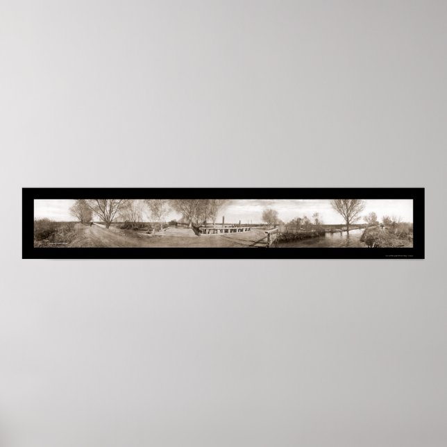 Mesa AZ Irrigation Photo 1908 Poster (Front)