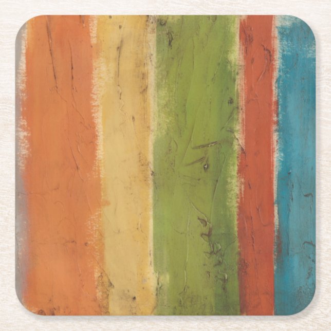 Mesa Strata I Square Paper Coaster (Front)