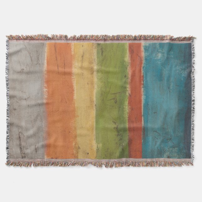 Mesa Strata I Throw Blanket (Front)