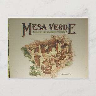 Mesa Verde Anasazi Dwellings Postcard