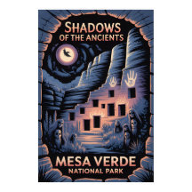 Mesa Verde Haunted National Park Poster