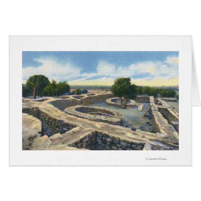 Mesa Verde Nat. Park, Colorado - Sun Temple (Front Horizontal)