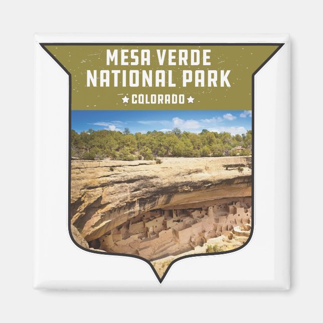 Mesa Verde National Park Ancestral Puebloan Magnet (Front)