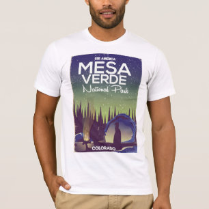 Mesa Verde National Park Camping travel poster T-Shirt