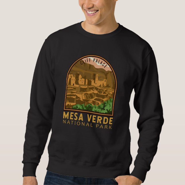Mesa Verde National Park Cliff Palace Vintage Sweatshirt (Front)
