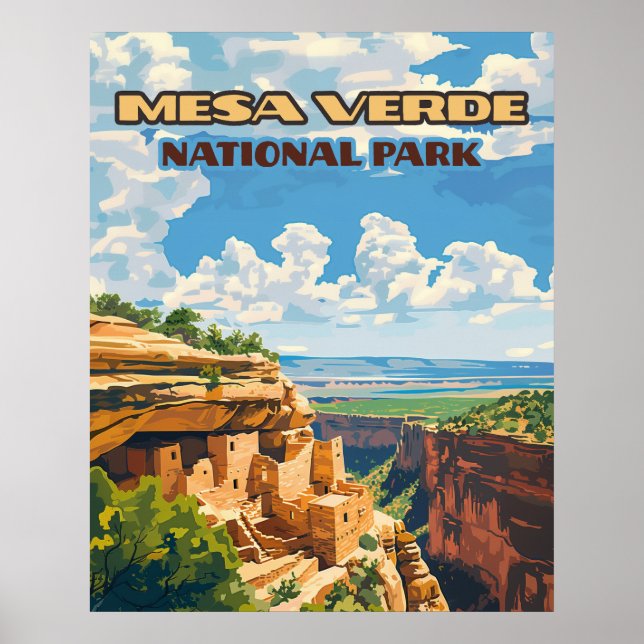 Mesa Verde National Park Colorado Cliff House Poster (Front)