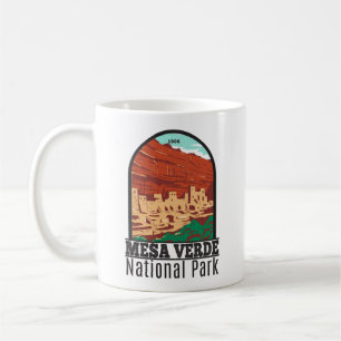 Mesa Verde National Park Colorado Colourful Vintag Coffee Mug