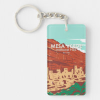 Mesa Verde National Park Colorado Colourful Vintag