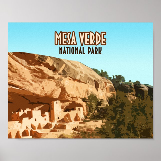 Mesa Verde National Park Colorado Poster (Front)