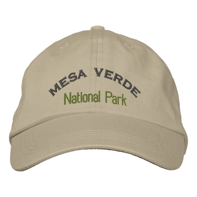 Mesa Verde National Park Embroidered Hat (Front)