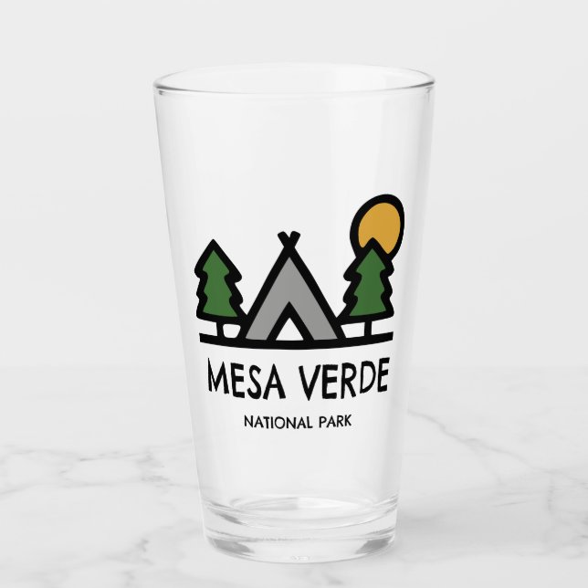 Mesa Verde National Park Glass (Front)