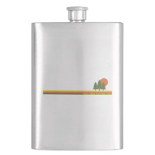 Mesa Verde National Park Pine Trees Sun Hip Flask
