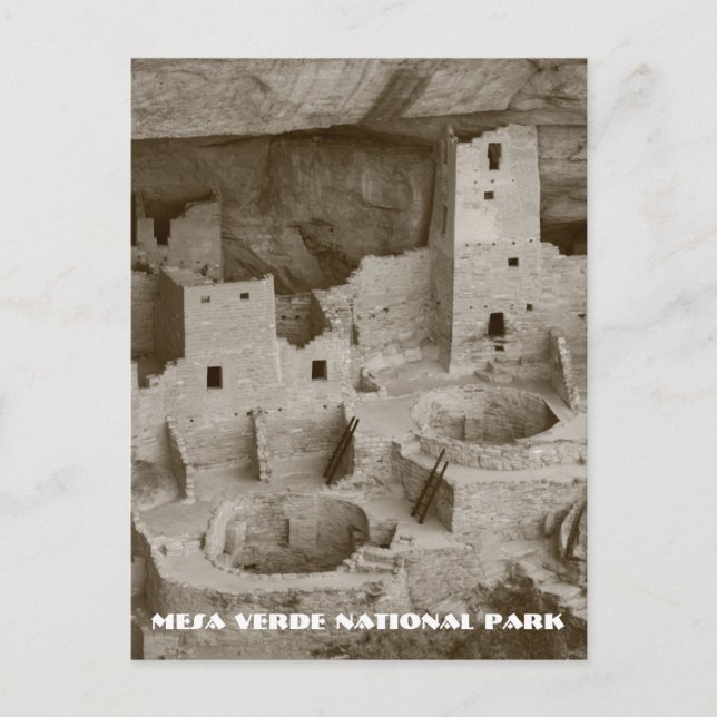 Mesa Verde National Park Post Card (Front)