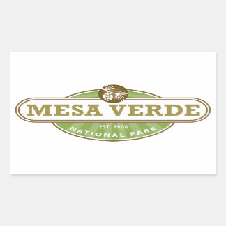 Mesa Verde National Park Rectangular Sticker