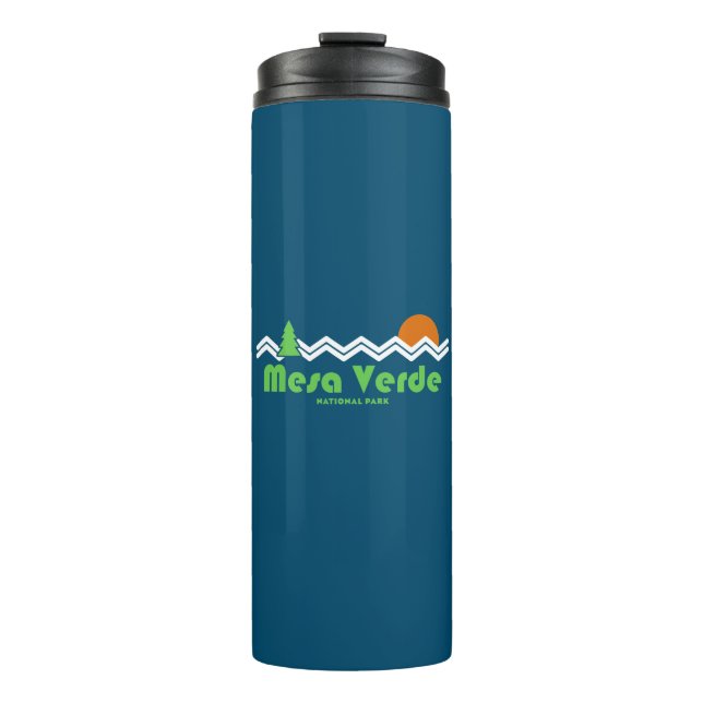 Mesa Verde National Park Retro Thermal Tumbler (Front)