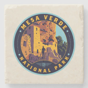 Mesa Verde National Park Stone Coaster