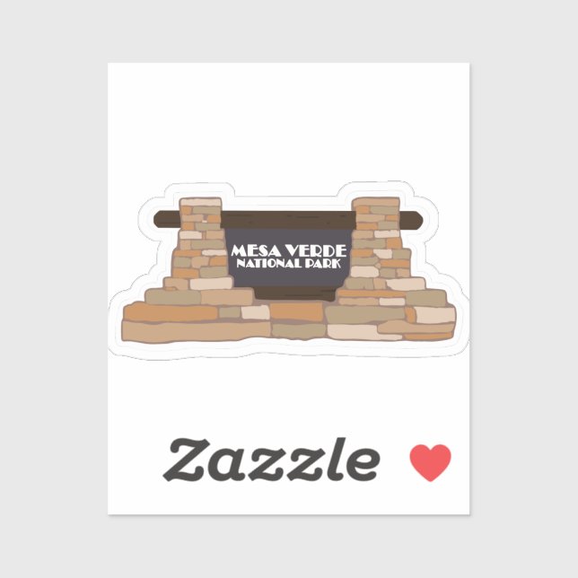 Mesa Verde National Park travel sticker (Sheet)