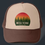 Mesa Verde National Park Trucker Hat<br><div class="desc">Mesa Verde National Park in Colorado preserves the archeological heritage of the Pueblo people and has nearly 5, 000 known sites including 600 cliff dwellings.</div>