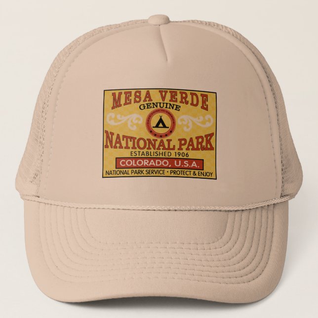Mesa Verde National Park Trucker Hat (Front)