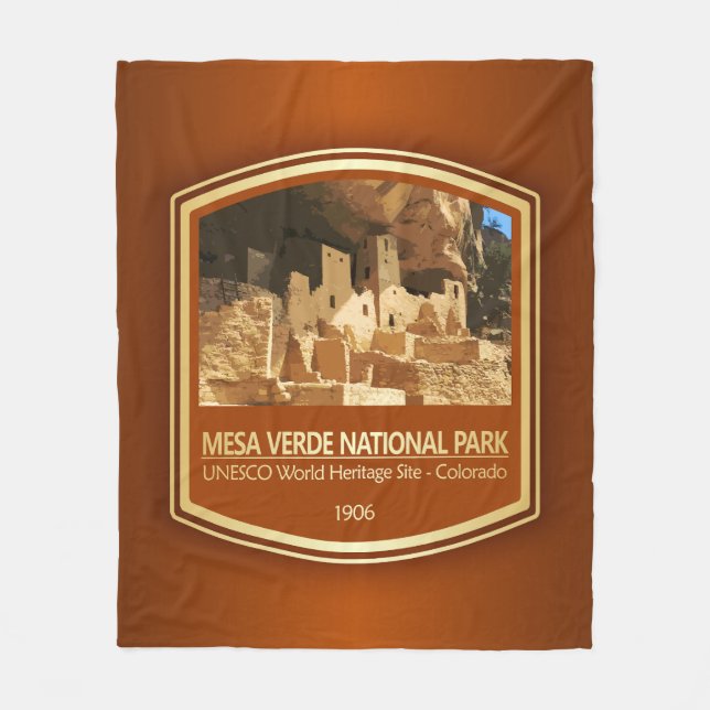Mesa Verde NP (PF1) Fleece Blanket (Front)
