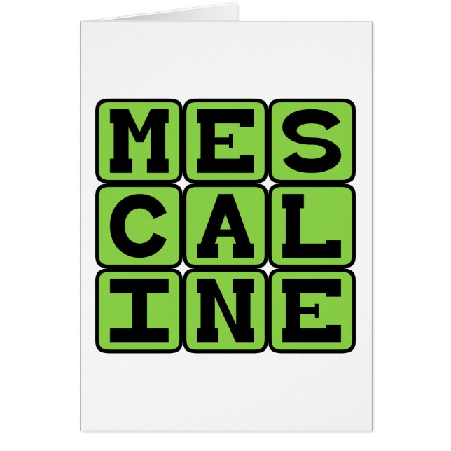 Mescaline, Hallucinogenic Drug (Front)