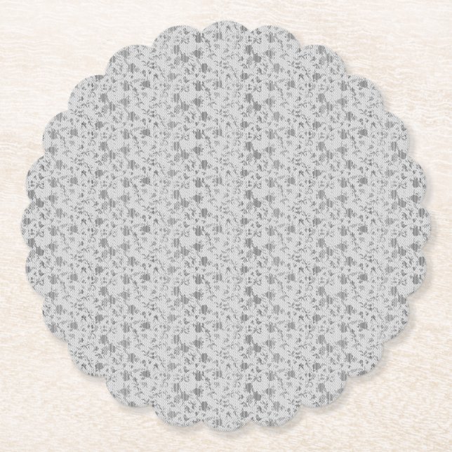 mesh Design Fifty Paper Coaster (Front)