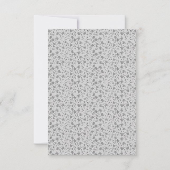 mesh Design Fifty RSVP Card (Front)