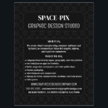 Mesh Graphic, Graphic Designer Advertising Flyer<br><div class="desc">Mesh Graphic,  Graphic Designer Advertising Flyers By The Business Card Store.</div>