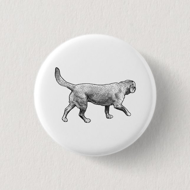 meshline calm pace 3 cm round badge (Front)