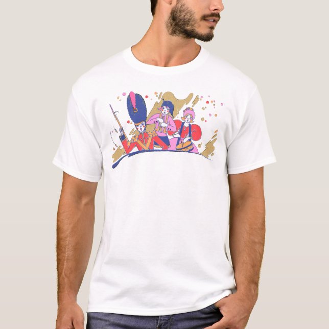 Mesmerised Drum Major with Zombie Crew T-Shirt (Front)