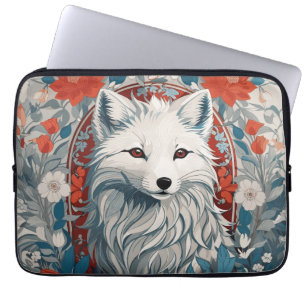 Mesmerising Artic Fox Wildlife Laptop Sleeve