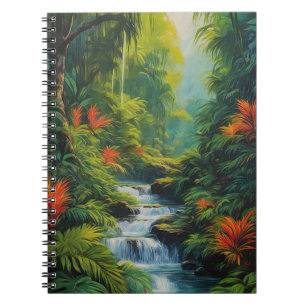 Mesmerising Cascade of a Wild Stream Notebook