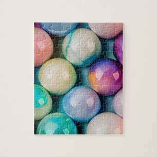 Mesmerising Glass Balls in Calming Pastel Colours Jigsaw Puzzle