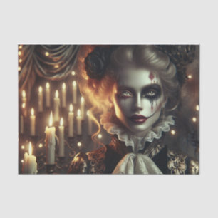 Mesmerising Gothic Harlequin Decoupage  Tissue Paper