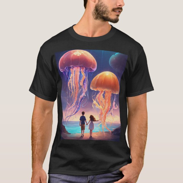 Mesmerising Jellyfish T-Shirt (Front)
