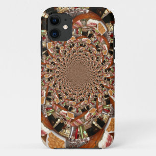 Mesmerising Mosaic of Sushi Brown Colours iPhone 11 Case