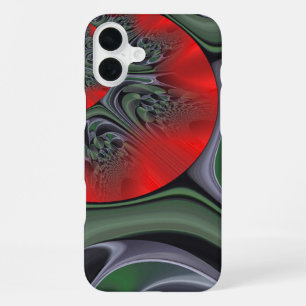 Mesmerising Red Aurora Northern Lights Borealis iPhone Case