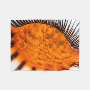 Mesmerising seashell fleece blanket