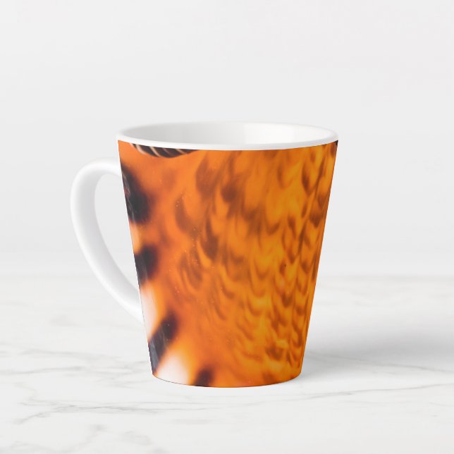 Mesmerising seashell latte mug (Left Angle)
