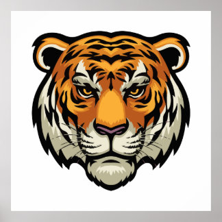 Mesmerising Tiger Look   Poster