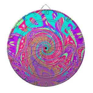 Mesmerising Whirlpool Love Cyan Text art Graphic Dartboard