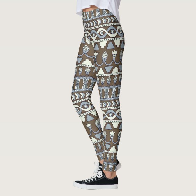 Mesopotamian Art Leggings (Left)