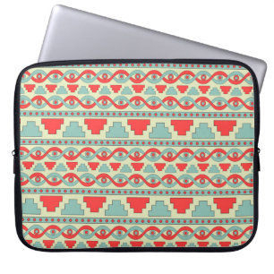 Mesopotamian Tribal: Seamless Ethnic Design. Laptop Sleeve