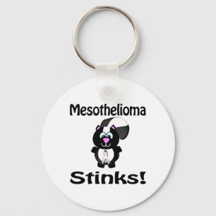 Mesothelioma Stinks Skunk Awareness Design Key Ring