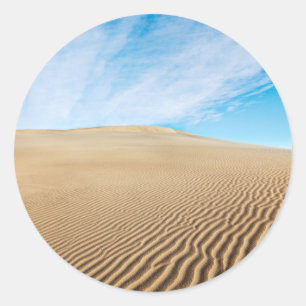 Mesquite Flats Sand Dunes Classic Round Sticker